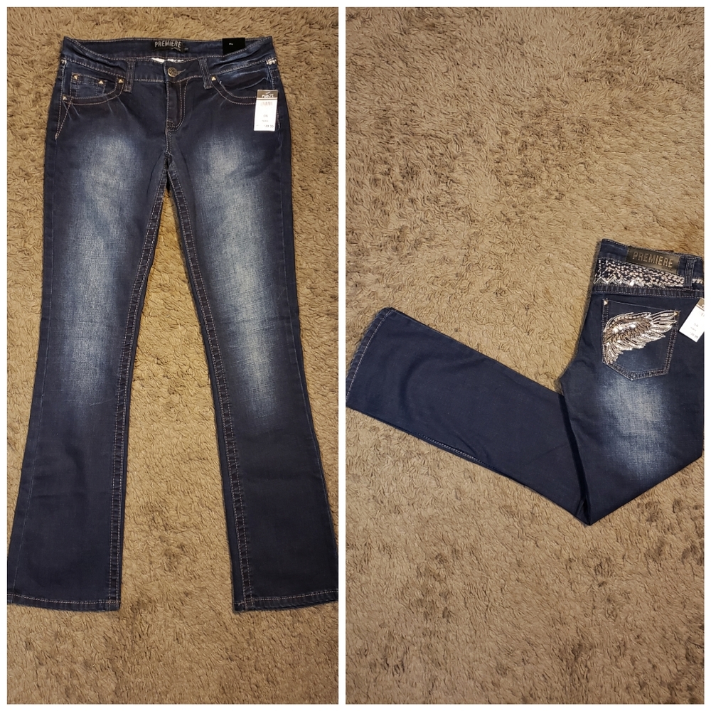 Premiere mid rise boot jeans